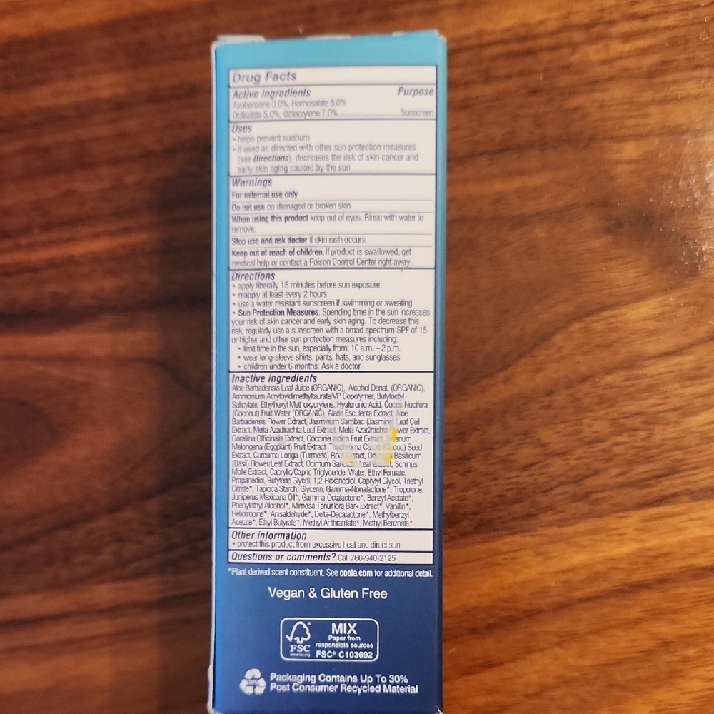 COOLA Blue Refreshing Water Gel Serum - Picture 3 of 4
